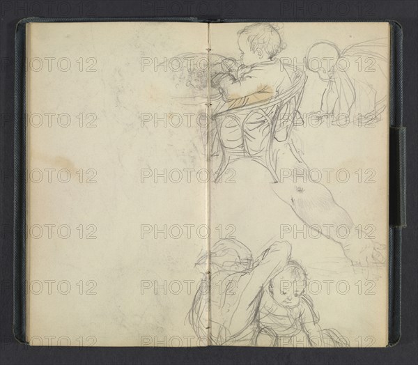 Sketchbook of Adolph Menzel, Menzel, Adolph, 1815-1905, pencil on paper, 1863, German painter