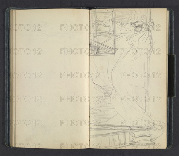 Sketchbook of Adolph Menzel, Menzel, Adolph, 1815-1905, pencil on paper, 1863, German painter