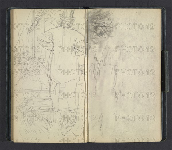 Sketchbook of Adolph Menzel, Menzel, Adolph, 1815-1905, pencil on paper, 1863, German painter