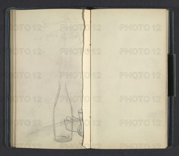 Sketchbook of Adolph Menzel, Menzel, Adolph, 1815-1905, pencil on paper, 1863, German painter