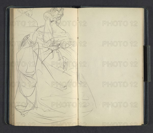 Sketchbook of Adolph Menzel, Menzel, Adolph, 1815-1905, pencil on paper, 1863, German painter