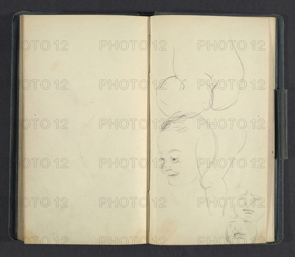 Sketchbook of Adolph Menzel, Menzel, Adolph, 1815-1905, pencil on paper, 1863, German painter