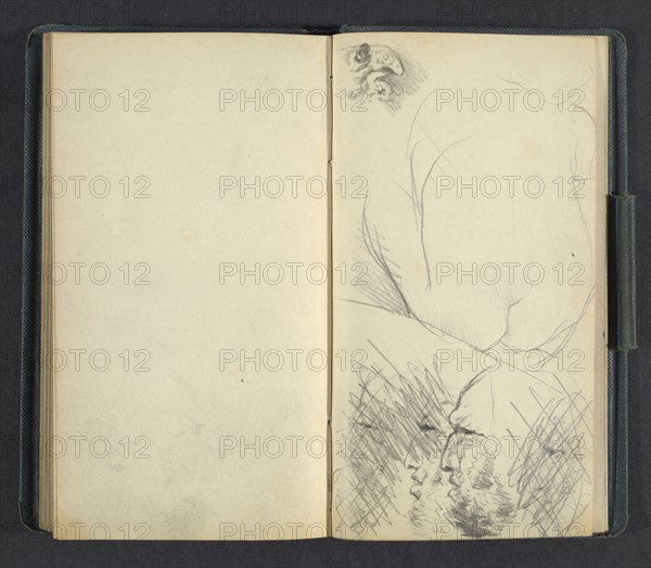 Sketchbook of Adolph Menzel, Menzel, Adolph, 1815-1905, pencil on paper, 1863, German painter