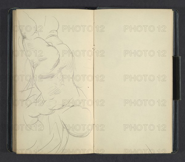 Sketchbook of Adolph Menzel, Menzel, Adolph, 1815-1905, pencil on paper, 1863, German painter