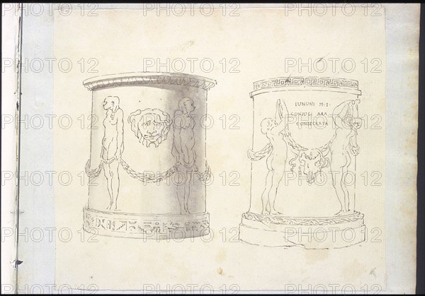 Recueil de morceaux d'architecture et de divers fragmens de monumens antiques fait en Italie par Marie Joseph Peyre architecte