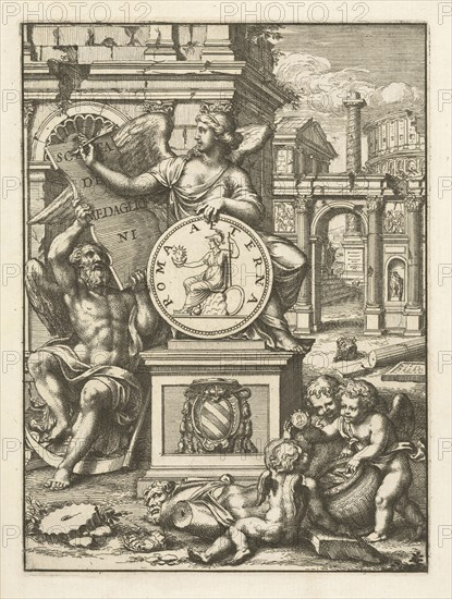 Frontispiece, Scelta de medaglioni piu rari nella bibliotheca dell' eminentiss. et reverendiss. principe il signor cardinale