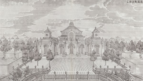 Yuan Ming Yuan, engraving, 1783-1786, The set of twenty views of the European Pavilions at the Garden of Perfect Clarity