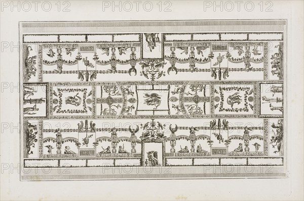 Plate 24, Collection des tableaux et arabesques antiques, trouvés à Rome dans les ruines des thermes de Titus