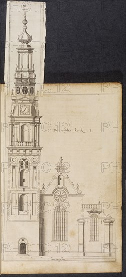 I, De Suyder kerck, I, Architectura moderna, ofte, Bouwinge van onsen tyt, Danckerts, Cornelis, 1603-1656, Keyser, Hendrik de