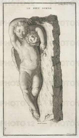 Le dieu somne, Supplément au livre de l'antiquitée expliquée et représentée en figures, Montfaucon, Bernard de, 1655-1741