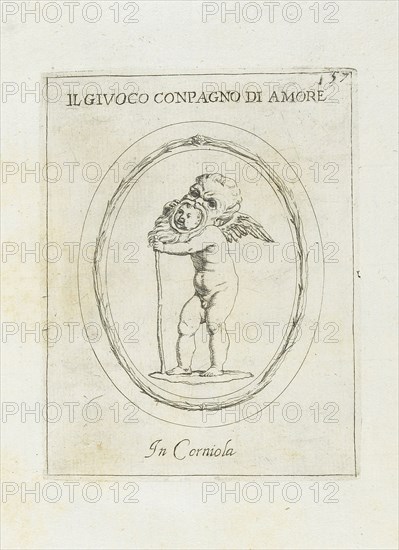 Il Givoco Conpagno Di Amore: In Corniola, Le gemme antiche figurate, Agostini, Leonardo, 1593-ca. 1670, Bellori, Giovanni Pietro