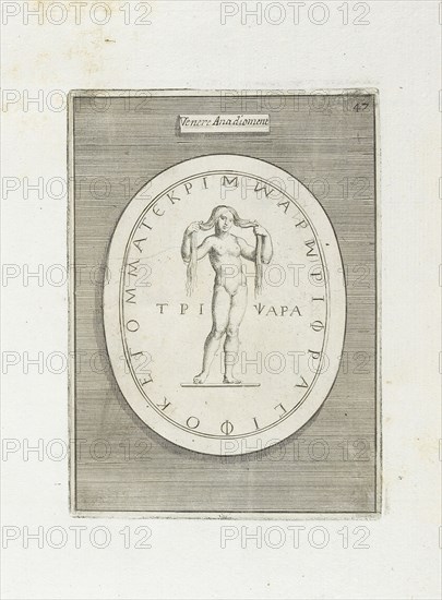 Venere Anadiomene, Le gemme antiche figurate, Agostini, Leonardo, 1593-ca. 1670, Bellori, Giovanni Pietro, 1615?-1696., Bussotti