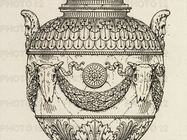 Plate 29. From a Vase in the Collection of Thomas Hope Esquire, A collection of antique vases, altars, paterae, tripods