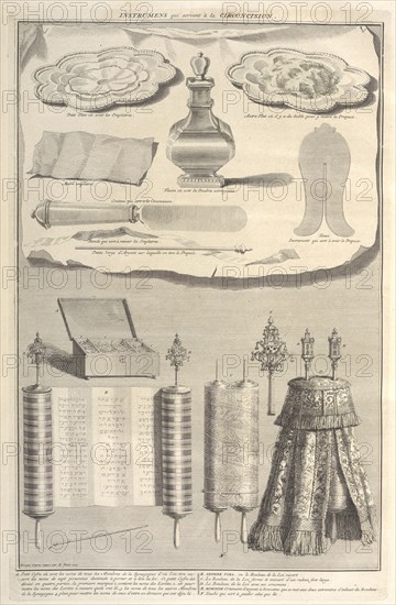 Instruments for Performing a Circumcision, Ceremonies et coutumes religieuses de tous les peuples du monde, Picart, Bernard