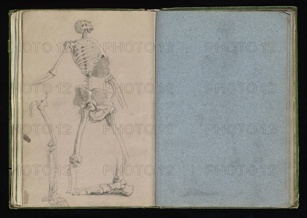 Roman sketchbook, Gauffier, Louis, 1761-1801, pencil, pen and black and brown ink, grey and brown wash, and black and white