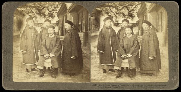 Peking, China, The Empress Dowager's counsellors in dealings with the powers: members of the Tsung-li Yamen, Peking, China