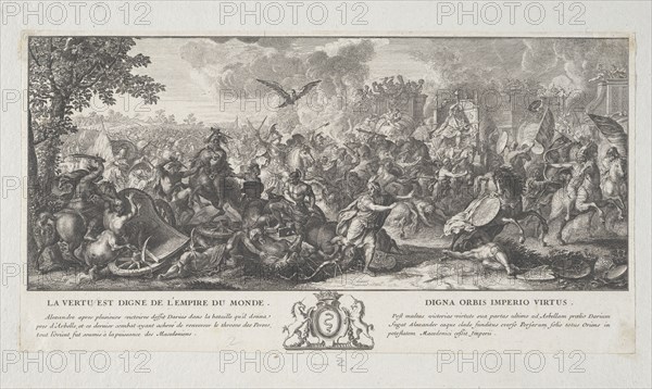 Defeat of Porus, La galerie de l'hostel royal des Goblins ou l'on fait voir a monseig.r Colbert, quelques actions d'Alexandre