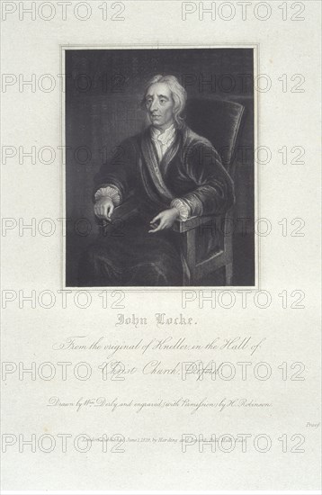 John Locke, Portraits of illustrious personages of Great Britain: engraved from authentic pictures, in the galleries