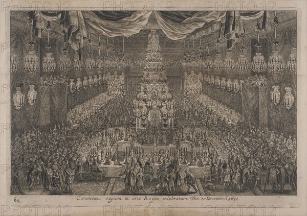 Convivium regium in arce Regia celebratum die 20 Decembr. a. 1672, Das grosse Carrosel und prächtige Ring-Rännen