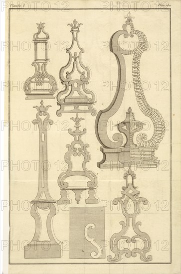 Desseins de pyramides de bâtonage, Le cannameliste français, ou, Nouvelle instruction pour ceux qui desirent d'apprendre