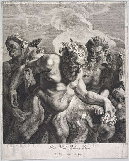 Silenus, Rubens, Peter Paul, Sir, 1577-1640, Suyderhoef, Jonas, ca. 1610-1686, Etching