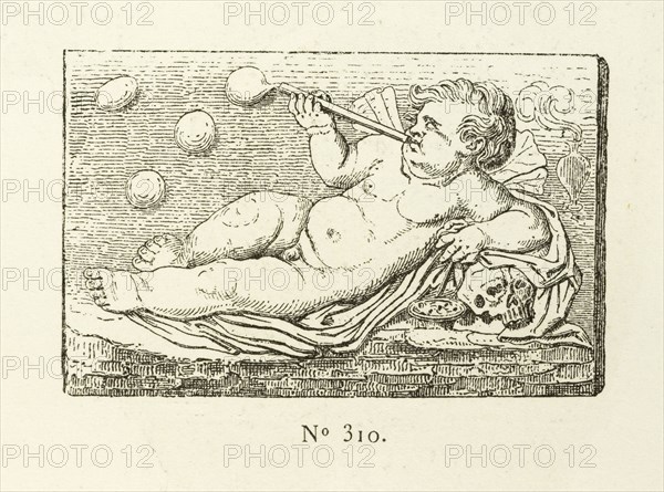 Vanitas vanitatis et omnia vanitas, Palais de San Donato, Corte, Josse de, ca. 1627-ca. 1679, Pillet, Ch., Charles, Wood