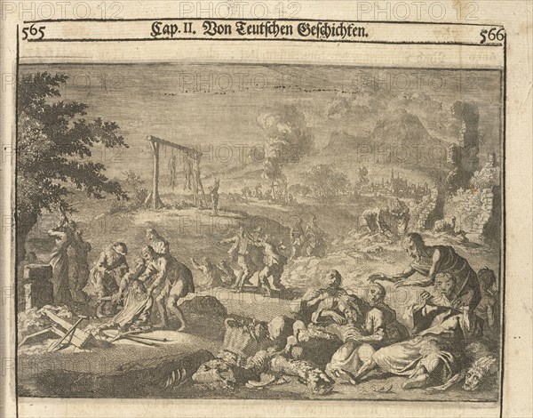 Famine of 1637, Allgemeine Schau-Bühne der Welt, oder, Beschreibung der vornehmsten Welt-Geschichte, Ludolf, Hiob, 1624-1704