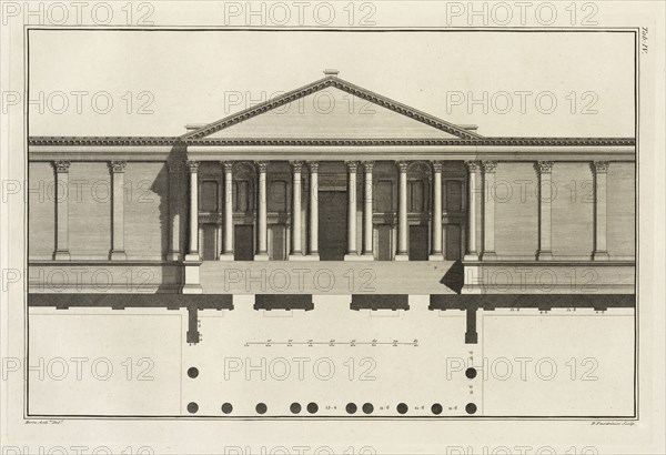 Upright of the Grand Entrance to the Court of the Temple, The ruins of Palmyra, otherwise Tedmor, in the desert, Borra, Giovanni