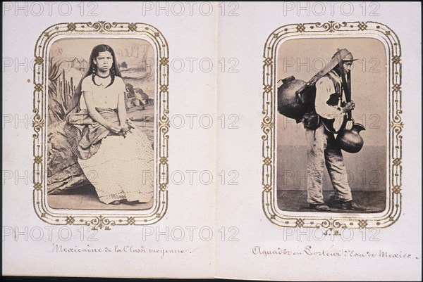 Album of Mexican and French cartes-de-visite, Album of Mexican and French cartes-de-visite