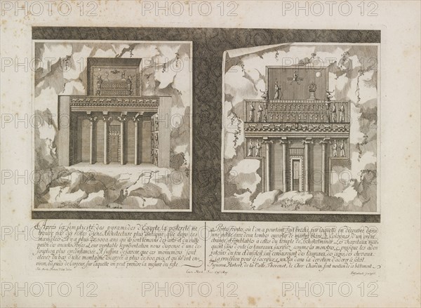 Les tombeaux de Persepolis, Entwurff einer historischen Architectur