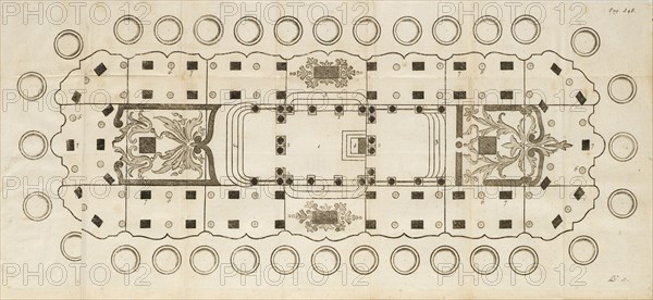 Table de quarante à cinquante couverts servie à vingt-une pieces, les trois milieux peuvent servir de dormans, La science