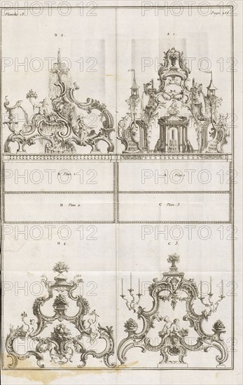 Planche 13 Le cannameliste français ou Nouvelle instruction pour ceux qui desirent d'apprendre l'office: rédige en forme