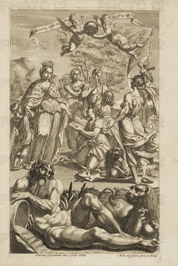 Frontispiece, Il claustro di S. Michele in Bosco di Bologna: dipinto dal famoso Lodovico Carracci, e da altri eccellenti maestri