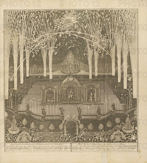 Fireworks displays in eighteenth century Russia, 1740-1796