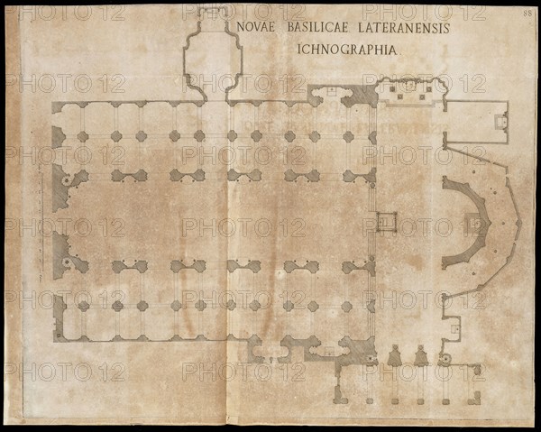 Novae Basilicae Lateranensis ichnographia, De basilica et patriarchio Lateranensi libri quattuor, Rasponi, Cesare, 1615-1675