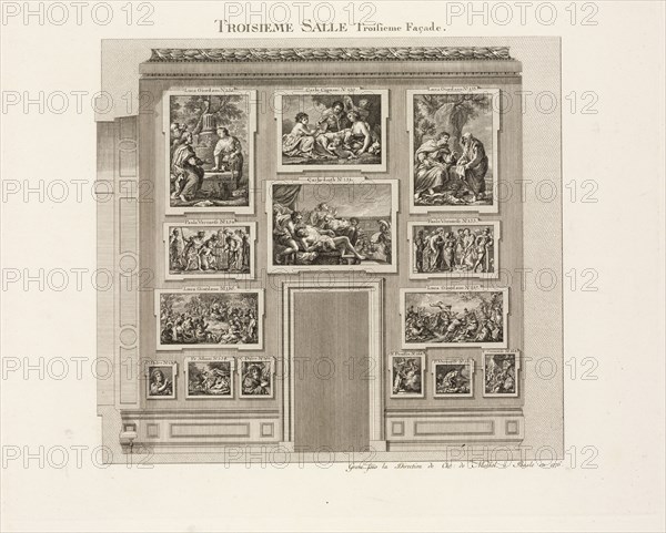 Troisieme salle, troisieme façade, La Galerie electorale de Dusseldorff ou catalogue raisonné et figuré de ses tableaux
