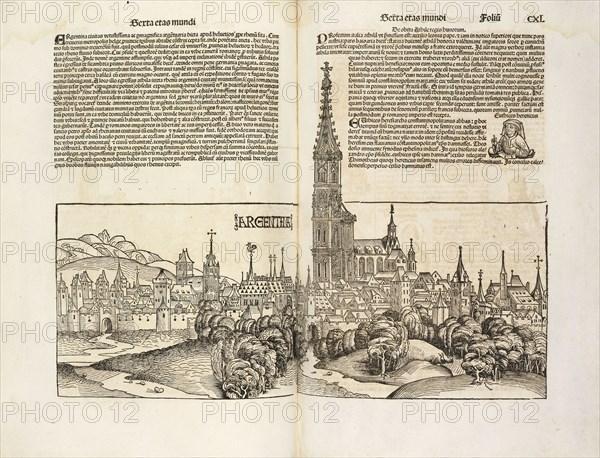 Argentina, Registrum huius operis libri cronicarum cu, m, figuris et ymagi, nibus ab inicio mundi, Pleydenwurff, Wilhelm, d