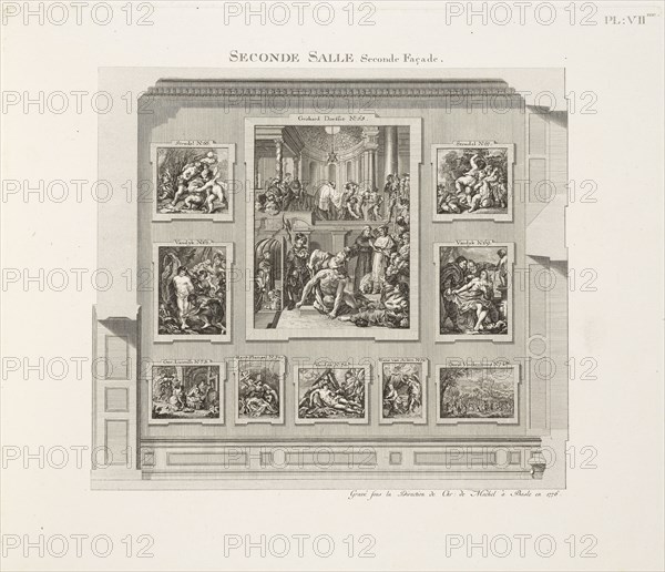 Estampes du Catalogue raisonné et figuré des tableaux de la Galerie électorale de Düsseldorff, La Galerie electorale