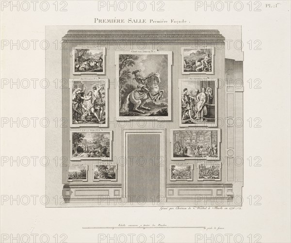 Estampes du Catalogue raisonné et figuré des tableaux de la Galerie électorale de Düsseldorff, La Galerie electorale