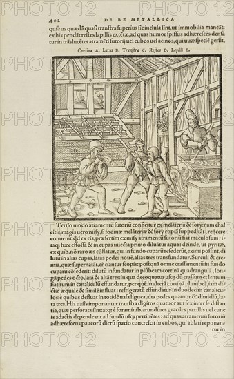 Page 462 Georgii Agricolae De re metallica: libri XII. Quibus officia, instrumenta, machinae, ac omnia deni, que, ad metallicam