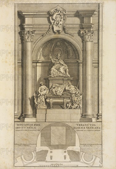 Deposito di papa Urbano VIII. eretto nella Basilica Vaticanan, Stvdio d'architettvra civile sopra gli ornamenti di porte