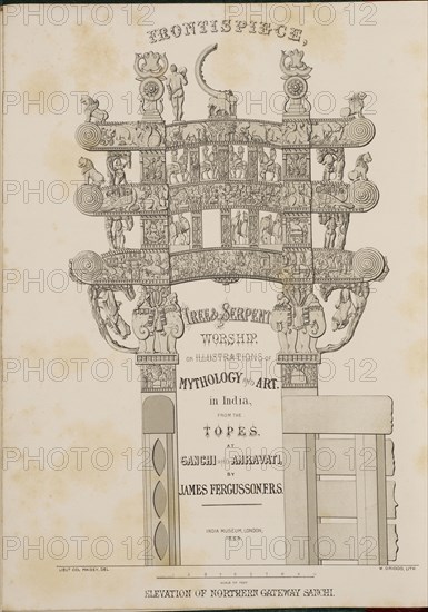 Frontispiece, Tree and serpent worship: or, Illustrations of mythology and art in India in the first and fourth centuries after