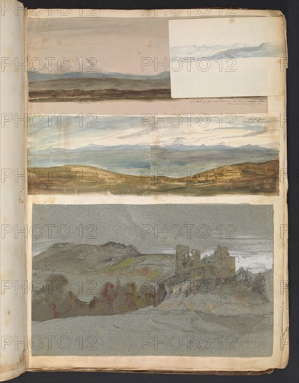 Sketches G. Hayter, Hayter, Sir George, 1792-1871, graphite, ink, watercolor, 1816