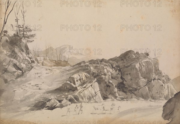 Sketches G. Hayter, Hayter, Sir George, 1792-1871, graphite, ink, watercolor, 1816