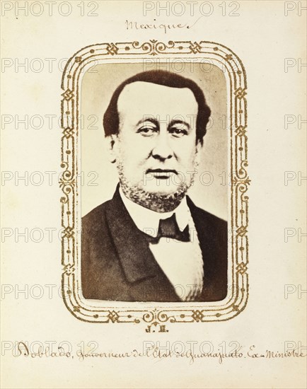 Album of Mexican and French cartes-de-visite, between 1861-1880