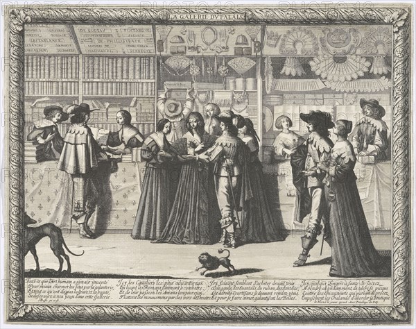 La Galerie du Palais, Bosse, Abraham, 1602-1676, ca. 1638