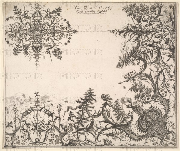 Ornament prints collection, Cuvillies, François d. Aeltere, 1695-1768, ca. 1740