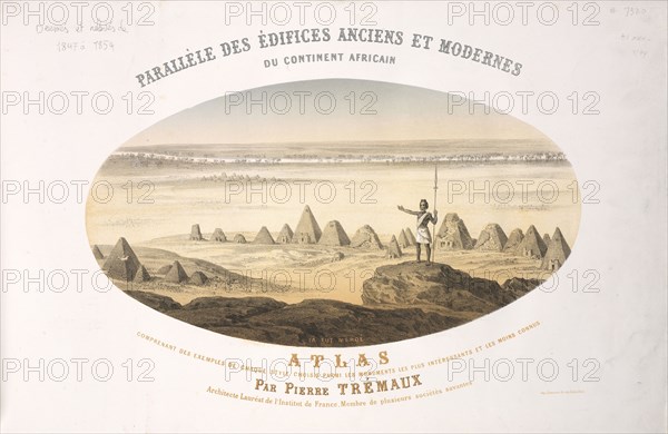 Frontispiece, Parallèles des édifices anciens et modernes du continent africain, dessinés et relevés de 1847 à 1854