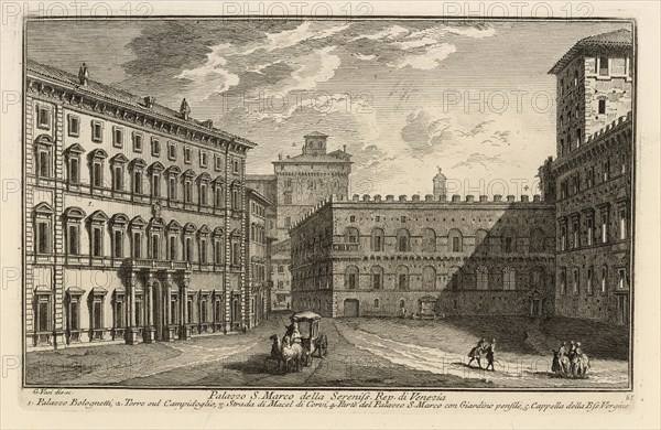 Rep. de Venezia, Palazzo S. Marco della Sereniss, Rep. de Venezia, Delle magnificenze di Roma antica e moderna, Vasi, Giuseppe