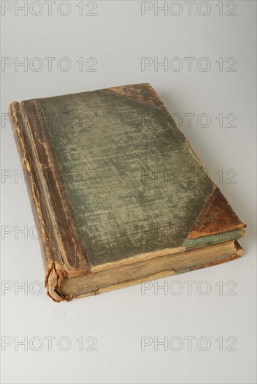 tingieterij Druy, Debtor's book of the Rotterdam Druy tin foundry, book informatievorm paper cardboard leather h 39.5